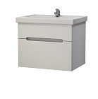 Сиэтл 60 DB1 Тумба подвесная+умывальник белая (рак.Фостер 60), ЯМЕБЕЛЬ