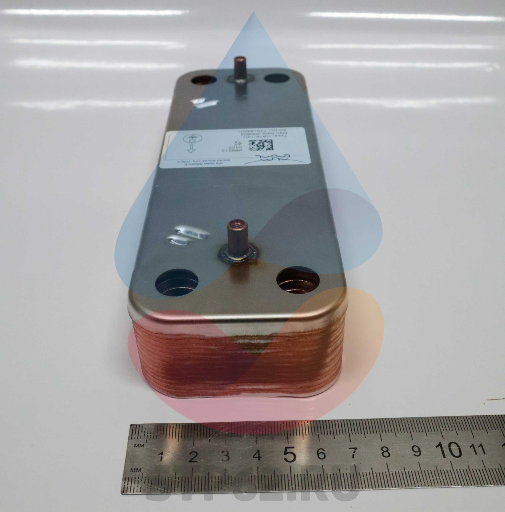 Теплообменник ГВС 14 пластин JJJ 5686680 (ECO, Luna, Fourtech (24, 28, 31 кВт))