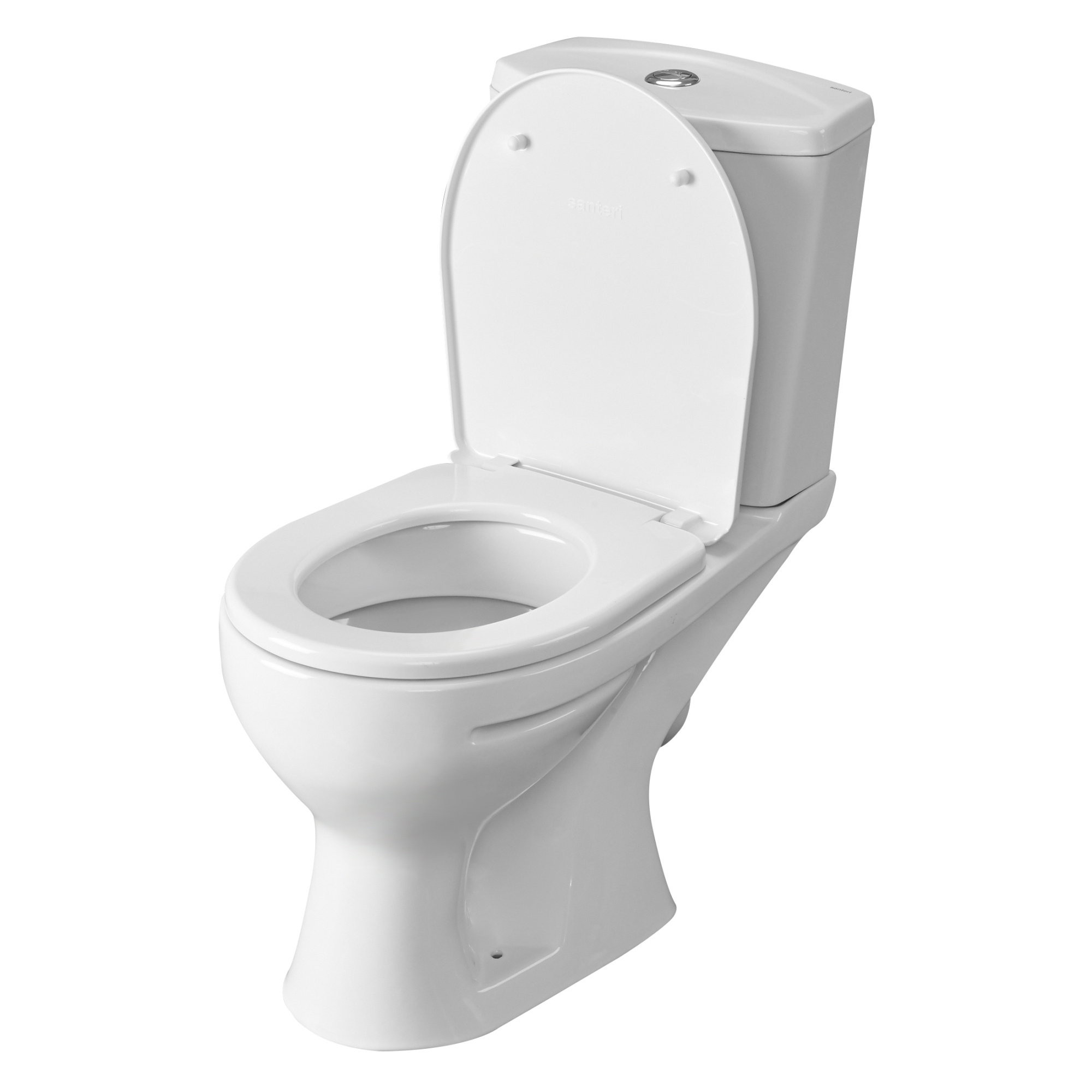 Унитаз-компакт Ультра (косой вып., ниж.подв., 1-реж.арм., сид.полипр.), SANTERI