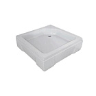   ПД1 Поддон  душевой "Орион" квадрат 90х90 в комплекте (каркас+экран) (высота 190) ТРИТОН 