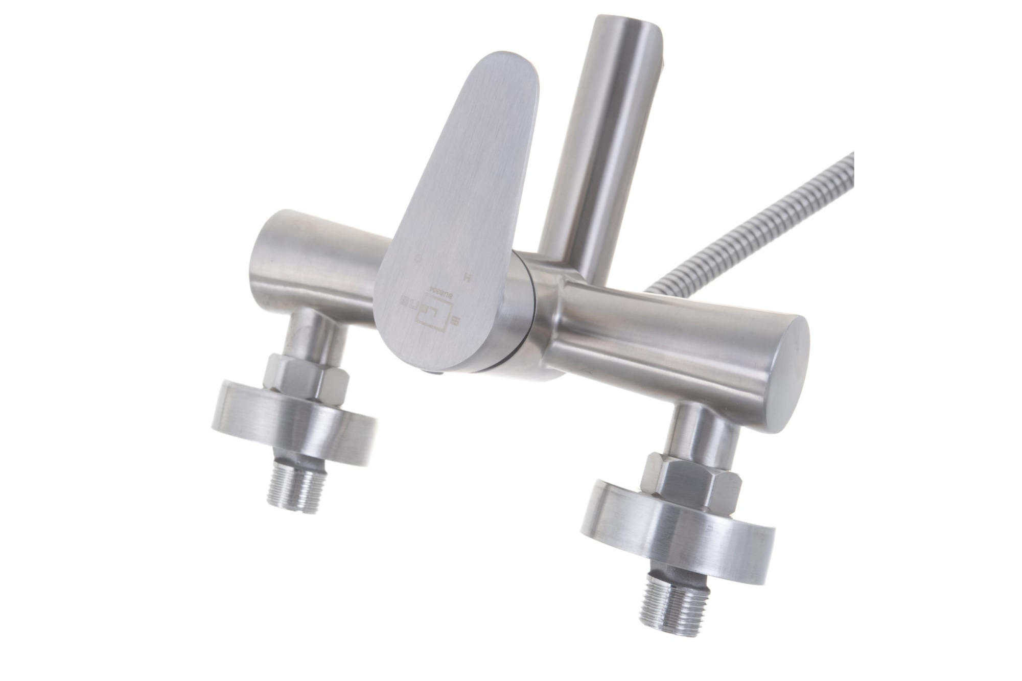 Смеситель для ванны с душем G-lauf SOLONЕ JAT3-A094  (D35 кор.излив) нерж