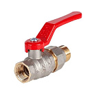 Кран шаровой с американкой 1/2" ручка DIST Стандарт НК Н341Р (10)